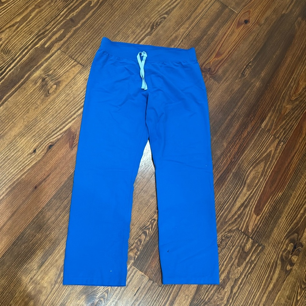 Large royal blue fig scrub pant Livingston